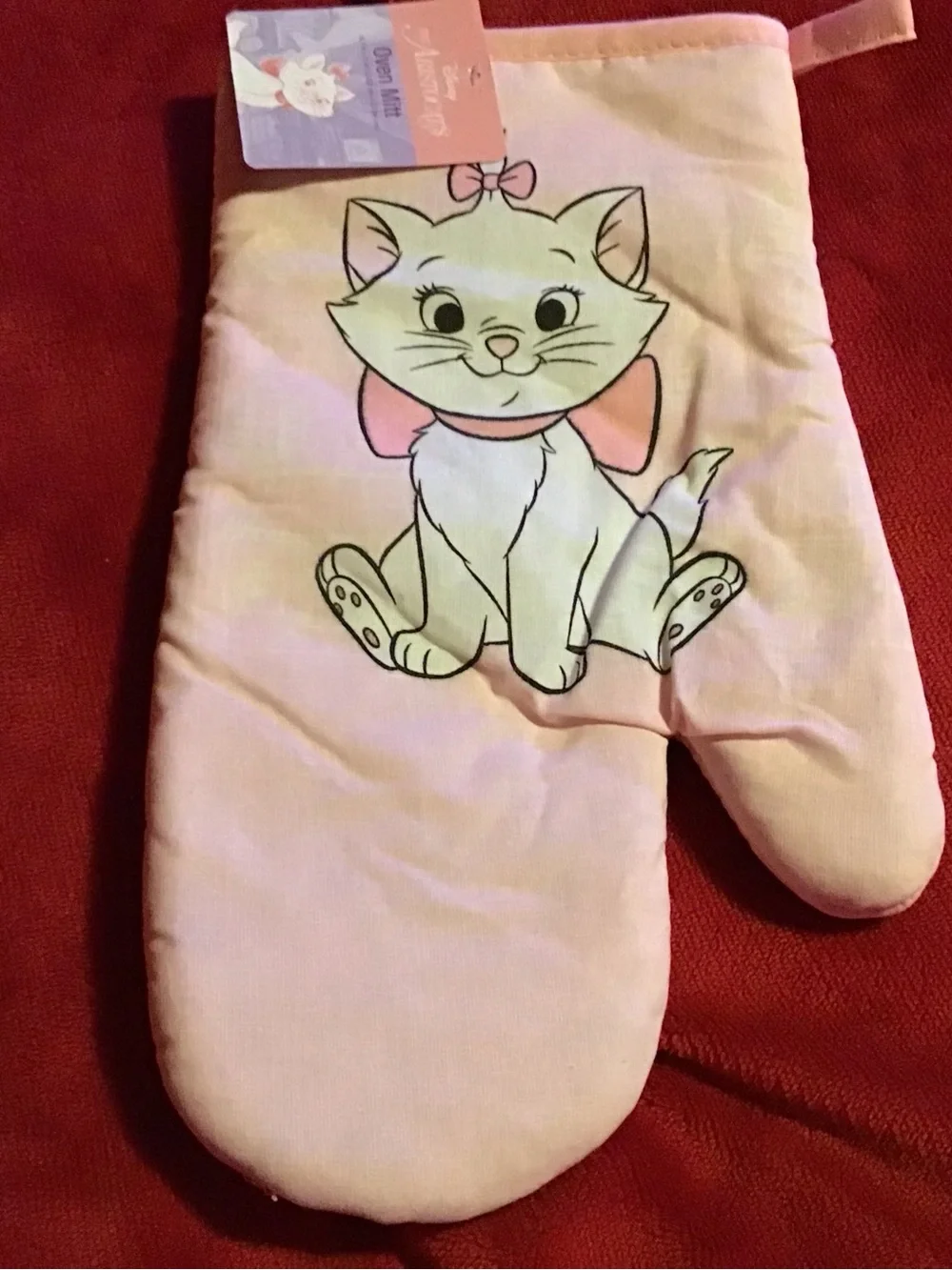 Disney Marie Light Pink Cat Oven Mitts